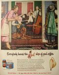 1949 Maxwell House Coffee Ad ~ Steve Dohanos ~ Band Practice