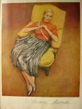 1948 Vintage Modess Sanitary Napkins Ad ~ Modess . . . Because