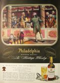 1947 Philadelphia Whisky Ad ~ Plaudits for 