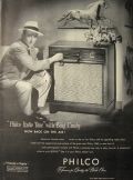 1947 Philco 1260 Radio Phonograph Ad ~ Bing Crosby