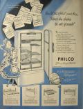 1948 Philco Refrigerator Ad ~ Adjustable Shelves