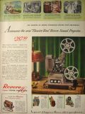 1948 Revere "Theatre Tone" 16mm Sound Projector Ad