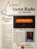 1929 Victor Radio with Electrola Ad ~ Station Selector