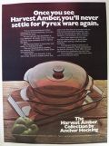 1976 Vintage Anchor Hokcing Ad ~ Harvest Amber Collection