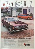 1974 Datsun 610 Ad ~ A Luxury Car That Isn't a Luxury