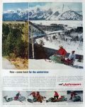 1966 Vintage Johnson Skee-Horse Snowmobile Ad