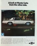 1974 Chevy Monte Carlo Ad ~ From the Other Side