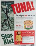1959 Starkist Tuna Ad ~ Miss Starkist Doll Offer