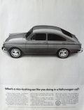 1966 VW Fastback Ad ~ A Nice Looking Car Like You