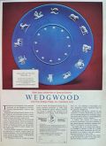 1975 Vintage Wedgwood Zodiac Plate Ad