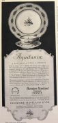 1928 Haviland Aquitania China Ad