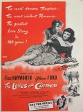 1948 Movie Ad ~ The Loves of Carmen ~ Rita Hayworth