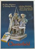 1937 Chesterfield Cigarettes Ad ~ Three Musketeers