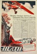 1931 Heath Aircraft Ad ~ Build it Yourself Parasol Airplane