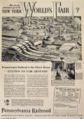 1939 Pennsylvania Railroad to the World's Fair Ad