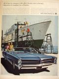 1966 Pontiac Bonneville Convertible Ad ~ VK / AF Art