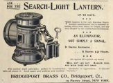 1895 Search Light Bicycle Lantern Ad