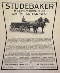 1906 Studebaker Horse Drawn Wagon Ad