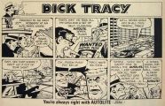 1966 Ford Autolite Spark Plugs Ad ~ Dick Tracy Cartoon