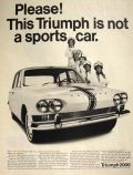 1966 Triumph 2000 Ad ~ Not a Sports Car
