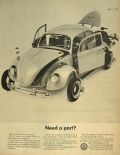 1966 Volkswagen VW Beetle Ad ~ Need a Part?