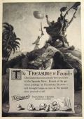 1927 Whitman's Pleasure Island Chocolates Ad