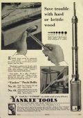 1931 Yankee Tools Ad ~ Automatic Push Drill