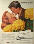 1944 Community Silverplate Ad ~ Forever Pattern