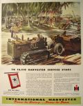 1944 International Harvester WWII Ad ~ Diesel Crawler
