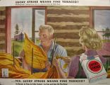 1943 Lucky Strike Cigarettes Ad ~ Peter Hurd