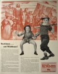 1944 Wilson Sports Equipment Ad ~ Pilgrims