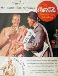 1936 Coca Cola Coke Ad ~ Election Day