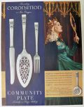 1936 Community Plate Ad ~ Coronation Pattern