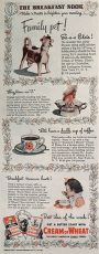 1945 Cream of Wheat Ad ~ Elsie Cow Creamer