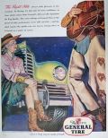 1946 General Tires Ad ~ Vintage Western Wear