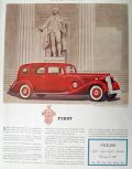 1936 Packard Sedan Ad ~ Federal Hall Memorial