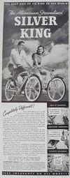 1937 Silver King Bicycle Ad ~ Completely Different!
