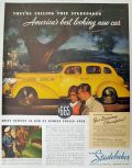 1936 Studebaker Car Ad ~ Paul Gerding Art