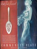 1935 Community Plate Ad ~ Lady Hamilton