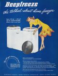 1945 Deepfreeze Freezer Ad ~ The Talked- About Home Freezer