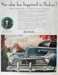 1946 Hudson Car Ad ~ Commodore Sedan