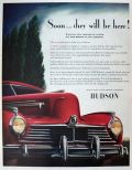 1946 Hudson Automobile Ad ~ Nice Deco Art
