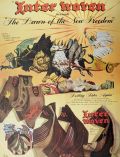 1943 Interwoven Socks Ad ~ And There Were Four Beasts . . .