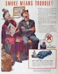 1941 Havoline Motor Oil Ad ~ Grandpa Smokes, Grannie's Mad