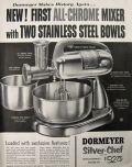 1954 Vintage Dormeyer Silver Chef Mixer Ad