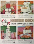 1954 Vintage Hamilton Beach Blender & Mixer Ad