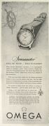 1954 Omega Seamaster Watch Ad