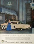 1954 Body by Fisher Pontiac Star Chief Ad ~ Fairmont Hotel, Nob Hill