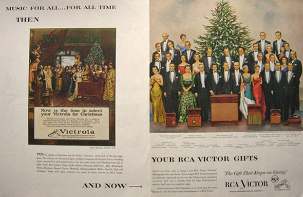 1954 RCA Victor Victrola Ad ~ Then and Now