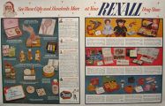 1954 Rexall Drug Store Color Ad ~ Toys, Gifts